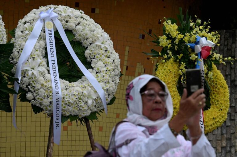 Philippines 1986 revolt marked with ousted president’s son as leader