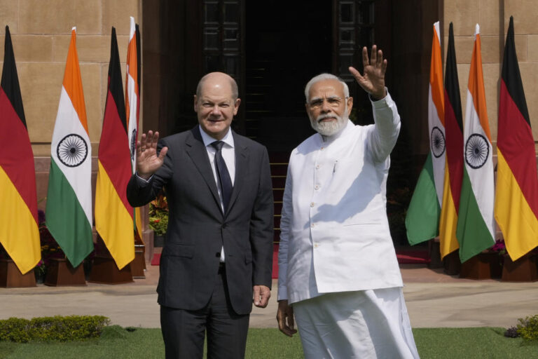 German leader seeks Indian support for Russia’s isolation
