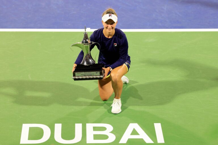 Krejcikova stuns Swiatek to clinch Dubai WTA title
