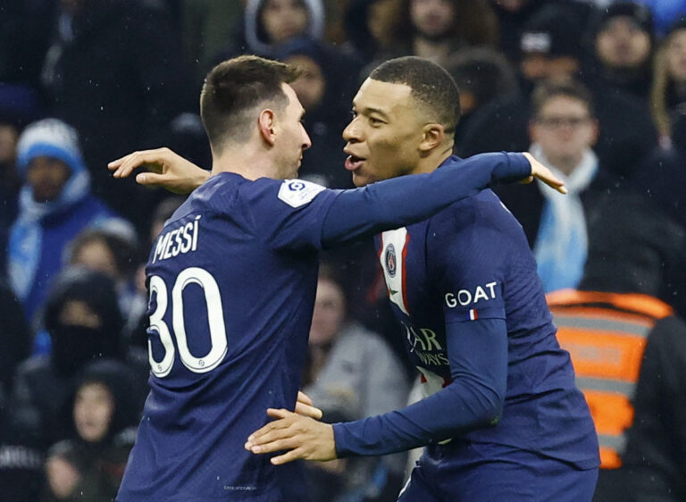 Mbapp? and Messi combine as leader PSG wins 3-0 at Marseille