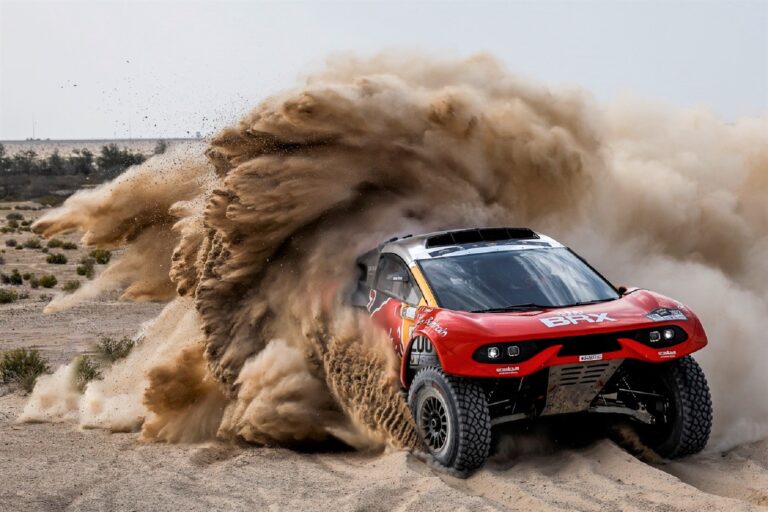 Al-Attiyah sets early pace as championship leader Loeb makes steady start at Abu Dhabi Desert Challenge