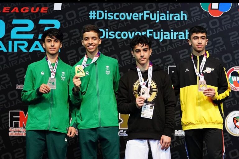 Saudi karate team wins 9 medals in Youth League Championship