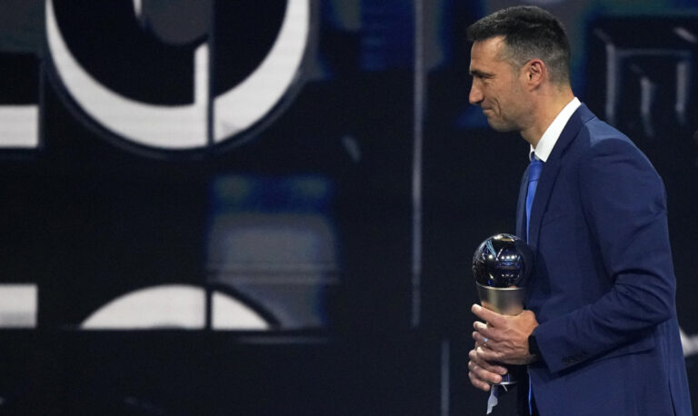 Argentina’s Scaloni voted best coach following World Cup win