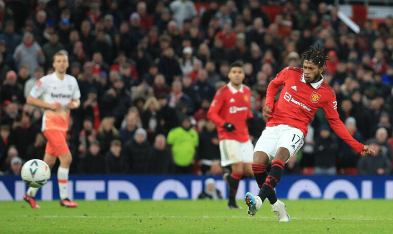 Man United down West Ham to reach FA Cup quarters as Spurs dumped out