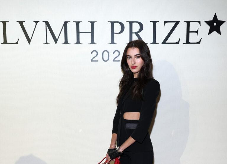 Saudi model Amira Al-Zuhair attends LVMH Prize’s cocktail party in Paris