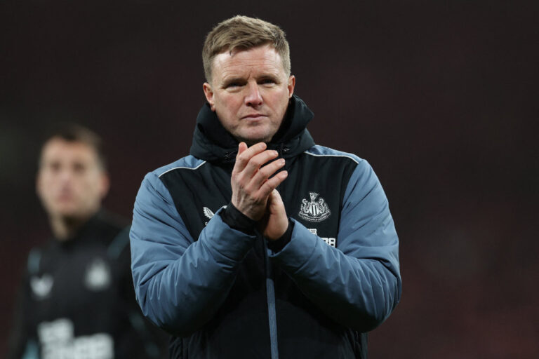 Eddie Howe denies feeling ‘pressure’ after Amanda Staveley’s bullish Newcastle title claims