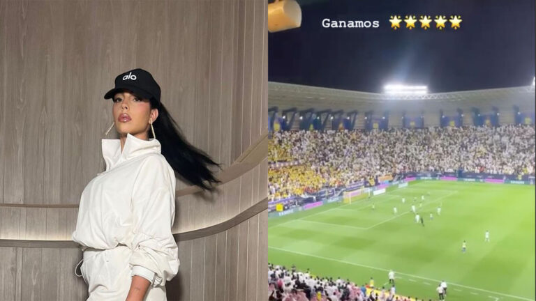 Georgina Rodriguez supports Ronaldo as he plays with Al-Nassr