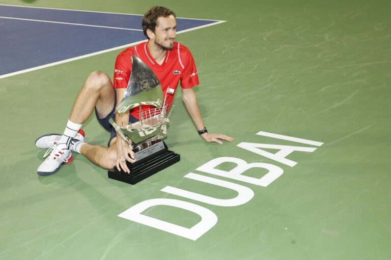 Medvedev too hot to handle as he beats Rublev to win in Dubai