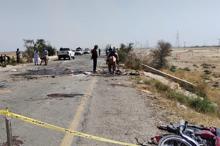 Suicide bombing kills 9 security personnel in southwest Pakistan