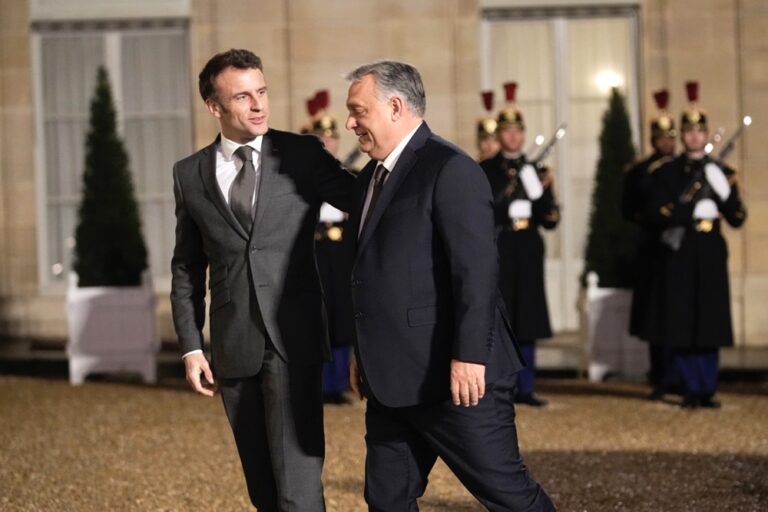 Macron pushes European ‘unity’ in sit-down with Orban
