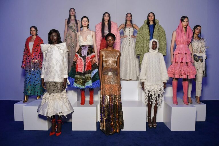 Lebanese designer Hussein Bazaza shows off latest collection at Dubai Fashion Week