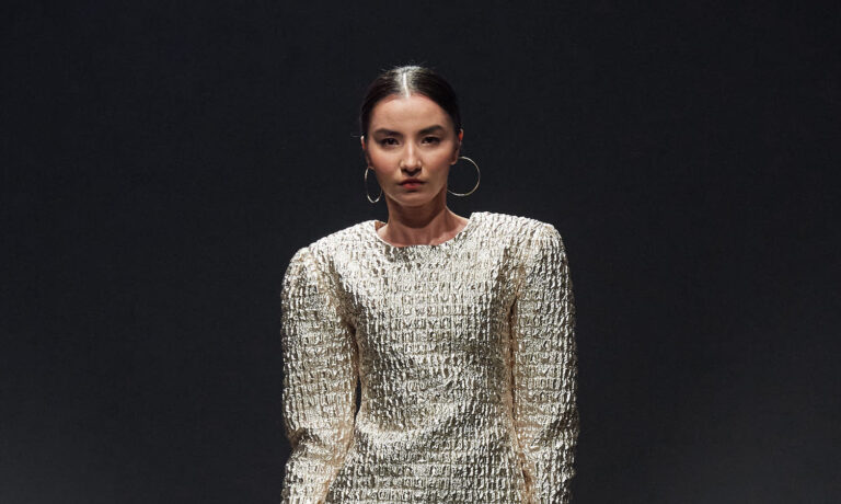 Lebanese designer Dima Ayad gets colorful at Dubai Fashion Week