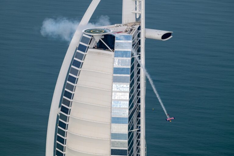 World first: Pilot lands plane on Burj Al Arab Jumeirah