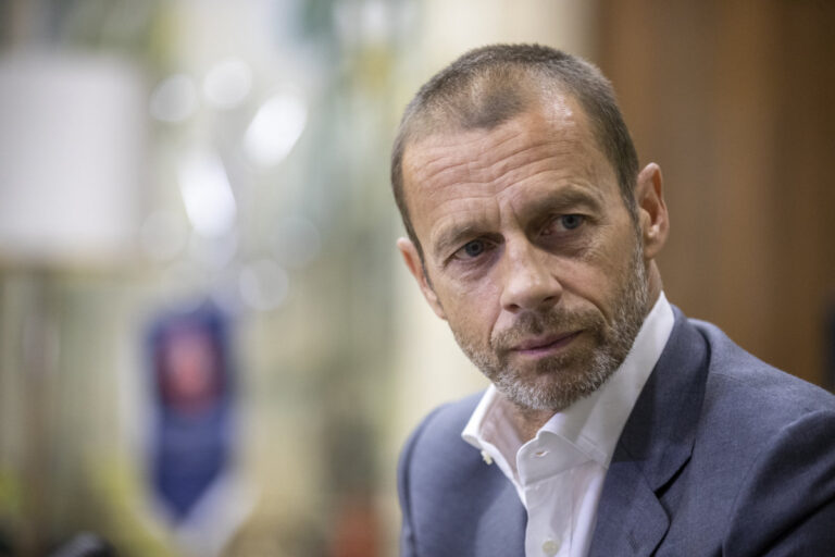 Amid Manchester United bids, UEFA head hints at owners rule review