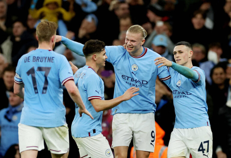 Haaland hits another hat-trick as Man City show Kompany no mercy