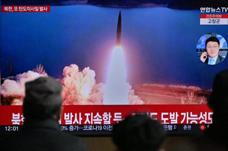 North Korea launches missile into sea amid US-South Korea drills