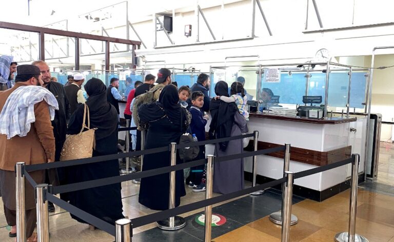 Anger as UK officials tell fleeing Afghans to get forms approved by Taliban