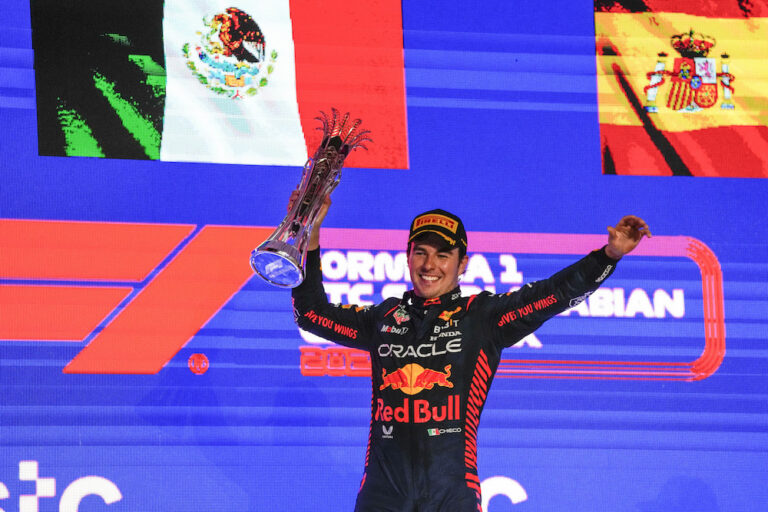 Sergio Perez wins Saudi Arabian Grand Prix from pole position