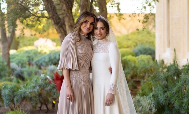 Dior reveals design details about Princess Iman of Jordan’s wedding dress