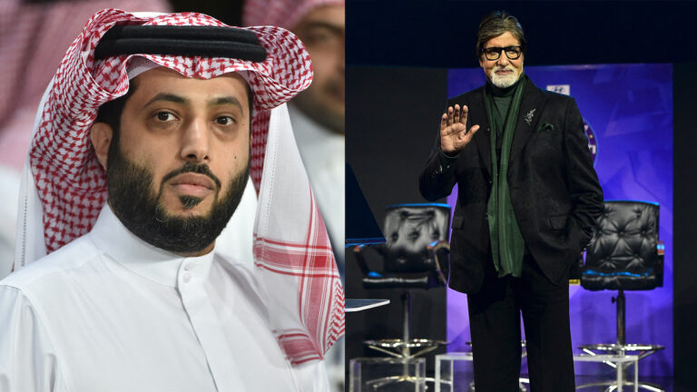 Chairman of Saudi Arabia’s entertainment authority thanks Bollywood superstar Amitabh Bachchan for rare film collectable