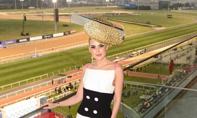 Fashion lovers show off race-day attire at Dubai World Cup