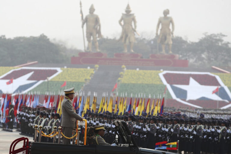 Myanmar junta chief vows continued crackdown, then elections