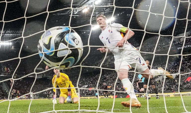 De Bruyne stars, leads Belgium to 3-2 victory in Germany