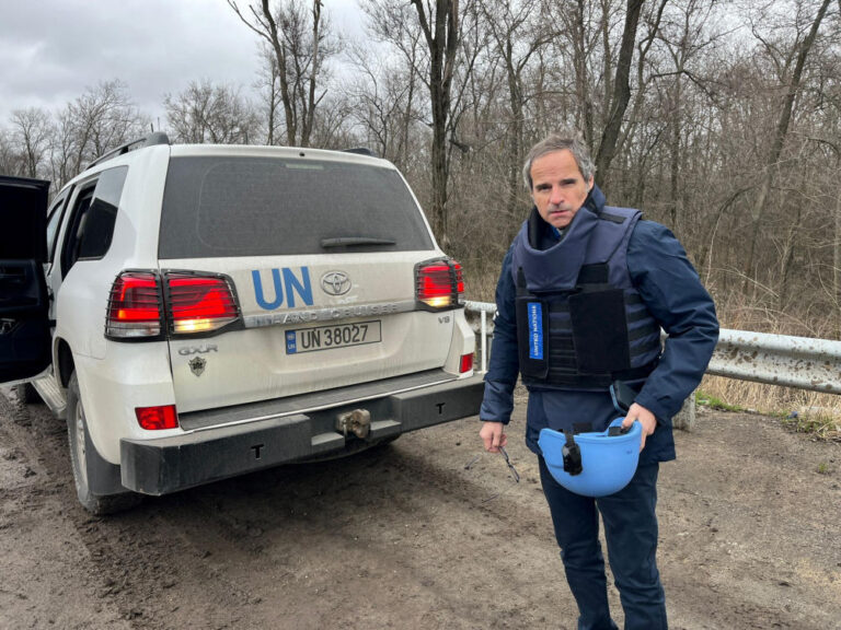 UN nuclear chief visits Ukraine nuclear plant amid safety concerns