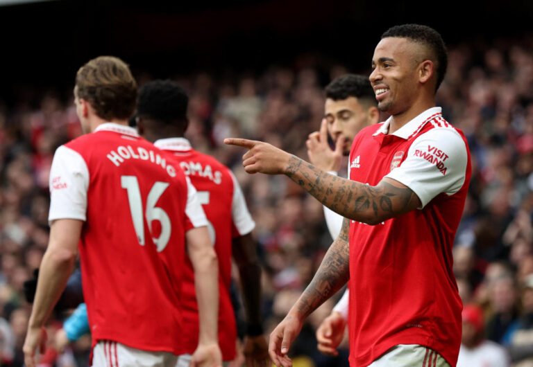 Gabriel Jesus ends drought as Arsenal beat Leeds 4-1 in EPL